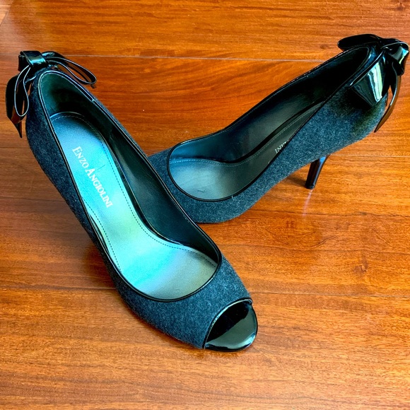 New (Never worn) Enzo Angiolini open toe pumps - Picture 3 of 7
